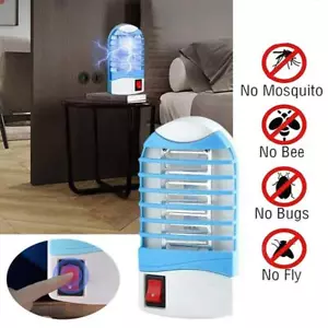 Lámpara LED Eléctrica UV Asesina de Mosquitos - Repelente de Insectos Mosca Zapper Trampa X2U9 - Imagen 1 de 14