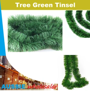 Au Christmas Natural Pine Green Tinsel Garland Xmas Party Decor Ornaments - Picture 1 of 4