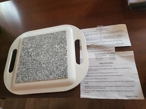 Micro Hot Plate Thermal Insulating Stone Keeps Food Hot - MICROWAVABLE - Picture 1 of 3