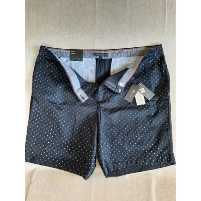 Женские короткие шорты Tommy Hilfiger 22W Hollywood Relaxed Flex в горошек 9 дюймов темно-синие - Изображение 1 из 4