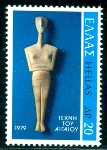 1979 CYCLADIC ART: Idol from Amorgos,statue,Art of the Aegean,Greece,1351,MNH - Picture 1 of 1