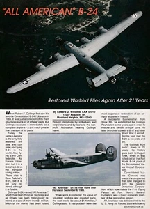 Consolidated B-24 Aircraft Report 8/27/2024f - Picture 1 of 1
