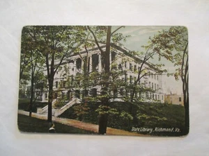 Richmond Virginia Postcard State Library VA - Picture 1 of 2
