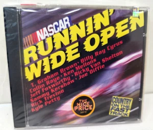 Nascar Runnin Wide Open Music CD Various Artist (New, Sealed, 1995) Country - Foto 1 di 12