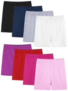 FEOEOR 8 Pack Girls Shorts Girls Bike Shorts Toddler Biker Cartwheel Shorts f... - Picture 1 of 7