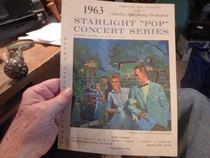 Programma Orchestra Sinfonica Omaha 3Y -1963 serie "POP" - parco peonie - Foto 1 di 2