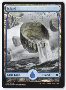 Island () - Full Art L Battle for Zendikar 258 LP - Picture 1 of 2