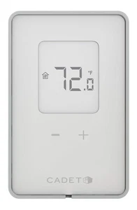 Programmable Double Pole White HVAC Thermostat for Energy Savings and Comfort - Picture 1 of 7