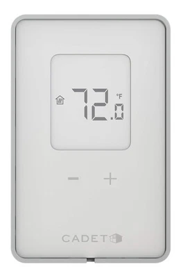 Programmable Double Pole White HVAC Thermostat for Energy Savings and Comfort - Image 1 of 4
