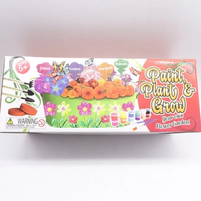 Kit de jardín para pintar, plantar y cultivar flores Foto 1 de 4