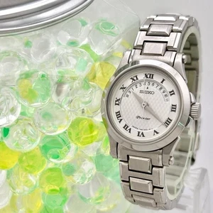 Seiko Premier Women's Roman Dial Watch Battery Operated Used Rare - Picture 1 of 9