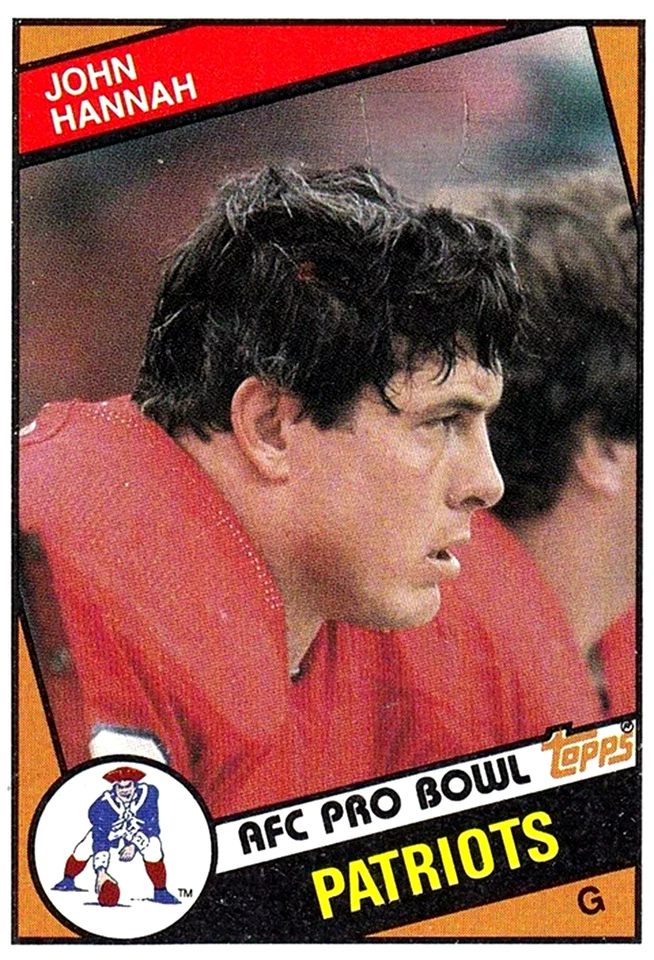 1984 Topps #137 John Hannah New England Patriots HOF - Image 1 of 1