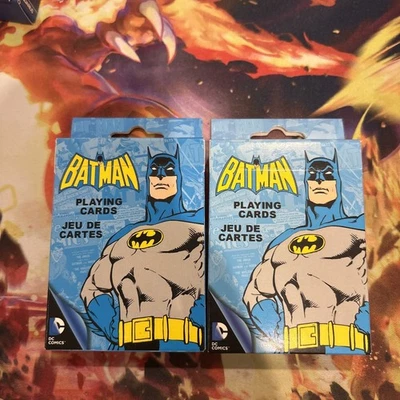 Batman Playing Cards Retro Deck DC Comics Dark Knight NIB lot of 2 - Image 1 of 3