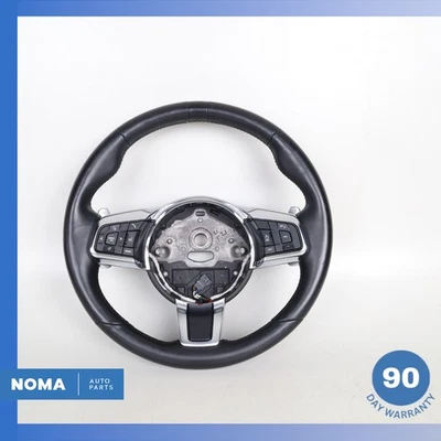 Volante tipo F 21-24 Jaguar X152 con palancas de cambio negro OEM 29k Foto 1 de 4