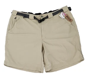 Neu mit Etikett Duluth Herrenshorts 2XL beige Reißverschlusstasche Nylon mit Gürtel 44 x 9 - Bild 1 von 16
