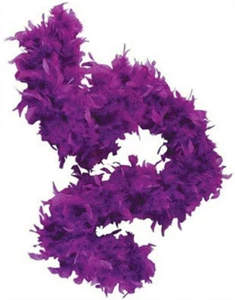 72" Purple Feather Boa Great Flapper Costume Accessory - Picture 1 of 1