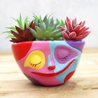 Head Planter Flower Vase Garden Container Windowsill Abstract Face Plant