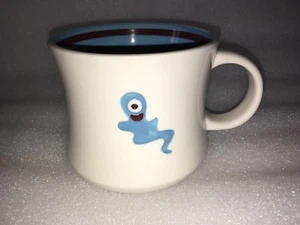 Taza de café Starbucks 2006 taza de Halloween cíclope un ojo fantasma azul excelente - Imagen 1 de 3