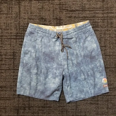 Pantalones cortos de natación Rip Curl Lay Days para hombre talla 30 bolsillo lateral gris azul  Foto 1 de 4