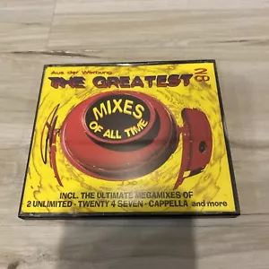Greatest Mixes of all Time 2 CD ,2 Unlimited, Twenty 4 Seven, Cappella IMPORT - Picture 1 of 4
