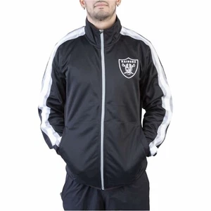 Starter Las Vegas Raiders Track Jacket Zip-Up NFL Oakland Men's Size Large - Picture 1 of 5