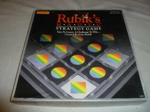 VINTAGE BOXED MATCHBOX RUBIKS MAGIC STRATEGY BOARD GAME 1987 COMPLETE - Picture 1 of 3