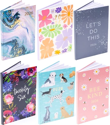 2026 Diary A5 Week to View 2026 Diaries Full Year Organiser Calendar Planner - Image 1 of 4