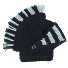 Funny Knit Roman Knight Hat Barbarian Earflap Skull With Mask