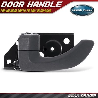 Manija de puerta interior gris lado conductor trasero para Hyundai Santa Fe 2001 2002 2003 Foto 1 de 4