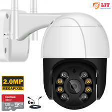 2MP WIFI Camera Outdoor PTZ IP Speed Dome CCTV Calving Security Cameras 128GB 6M