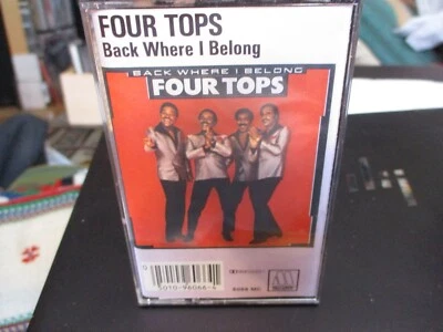 1983 FOUR TOPS Back Where I Belong Cassette Tape Motown R&B Soul VG+ - Image 1 of 3