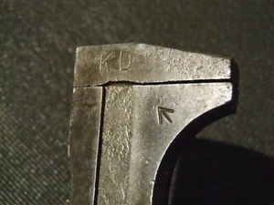 LLAVE AJUSTABLE VINTAGE KING DICK 6" MILITAR /|\ MOD PIE DE GALLO ACABADO GUERRA - Imagen 1 de 10