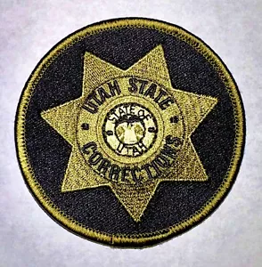 Utah Department Of Corrections Police Patch Subdued - Picture 1 of 1