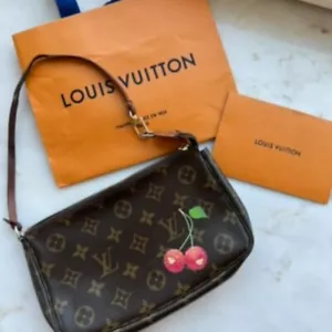 Louis Vuitton Murakami Monogram Cerises (Cherry) Pochette Accessoires - Picture 1 of 10