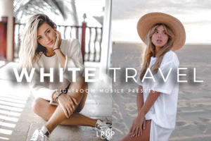 White Travel, 4 Premium Lightroom Mobile Presets - Picture 1 of 3
