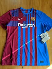 Nike FC Barcelona 2021/22 Stadium Home Soccer Jersey WOMEN'S X-SMALL CV8182-428