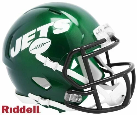 New York Jets Riddell Speed Mini Helmet New in box Cover