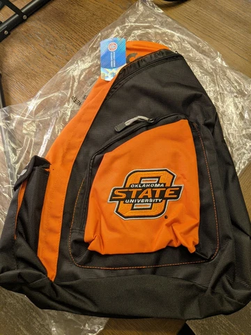 NWT Oklahoma State Cowboys Leadoff Slingbag Sling School Gym Travel Backpack Cover