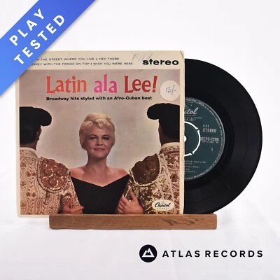 Peggy Lee - Latin Ala Lee! - 7" EP Vinyl Record - VG+/VG Foto 1 de 4