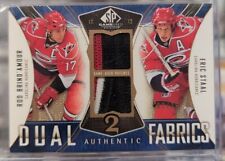 2009 SP Game Used Authentic Fabrics Dual /25 Patch Rod Brind'Amour Eric Staal 