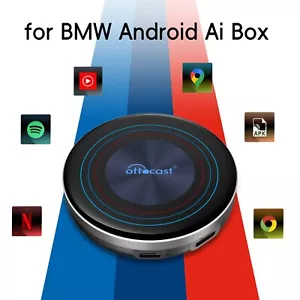 Transmisor multimedia Ottocast Aibox i3 BMW cableado a inalámbrico Carplay y Android automático - Imagen 1 de 13