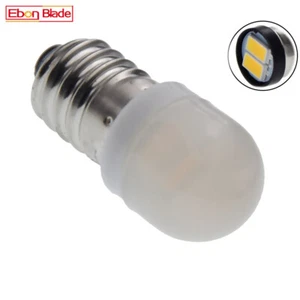 E10 Screw 5630 2 LED DC 3V Flashlight Torch Lamp Light Bulb Warm White 2 D Cell - Picture 1 of 11