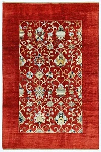Alfombra Anudada a Mano Ziegler Design 300x203 cm Alfombra Oriental Nueva - Imagen 1 de 9