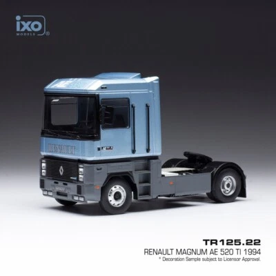 IXO 1/43 TR125 RENAULT MAGNUM AE 520 Ti 1994 Bleu Clair Tracteur Camion TruckCab - Immagine 1 di 4