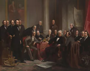 Christian Schussele Men Of Progress Canvas Print 16 x 20 #7001 - Picture 1 of 4