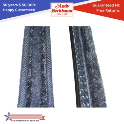 For 1955-1962 DeSoto 2 Dr 8 Inch Window Beltline Sweeper & Glass Run Channel kit - Image 1 of 4