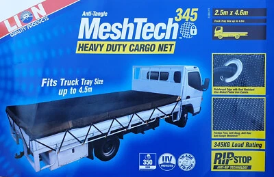 Heavy Duty Meshtech Cargo Net Tray Truck Tonneau Tarpaulin Cover 4.6m x 2.5m - image 1 of 2
