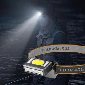 Rechargeable head torch LED headlamp light lamp headlight GXX outdoor I3V0 M1C7 - Picture 1 of 16