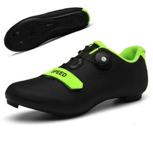Black Spd-sl Shoes Mens Road Cycling Shoes Self-Locking Racing Bike Lock Shoes