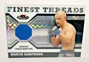 Topps Finest UFC Martin Kampmann Worn Fighter Gear Relic Swatch Card MMA - Picture 1 of 2